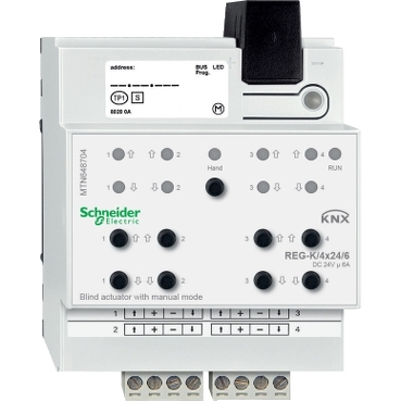 رله پرده KNX مدل REG-K/4x24/6